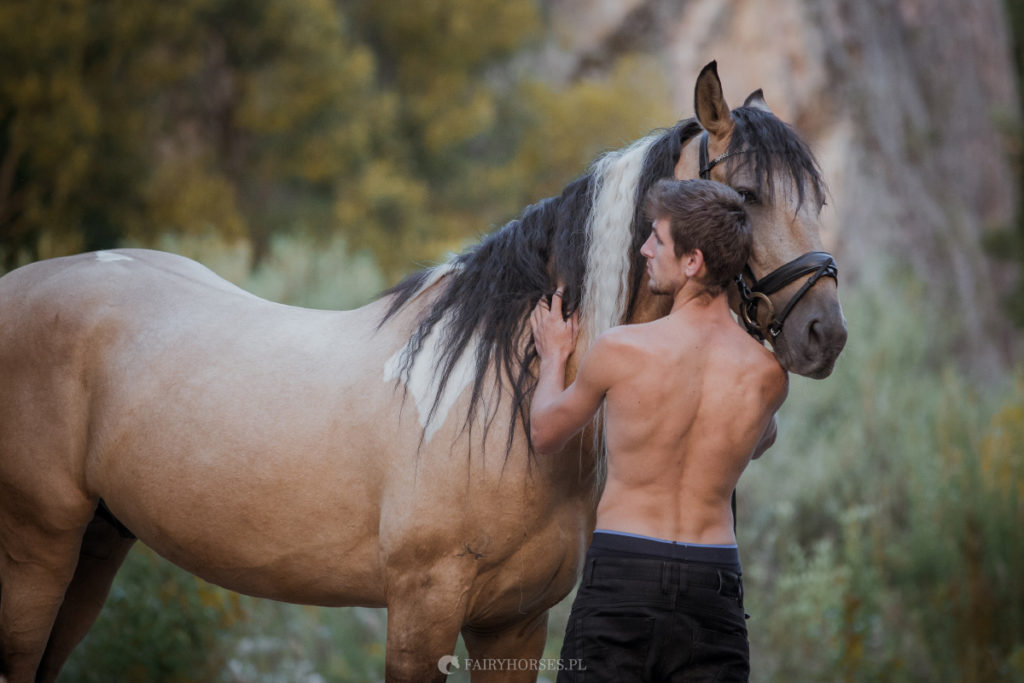 Mężczyźni i konie - stylizowane sesje fotograficzne